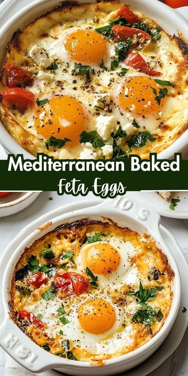 Mediterranean Baked Feta Eggs - Home Recipe Guide