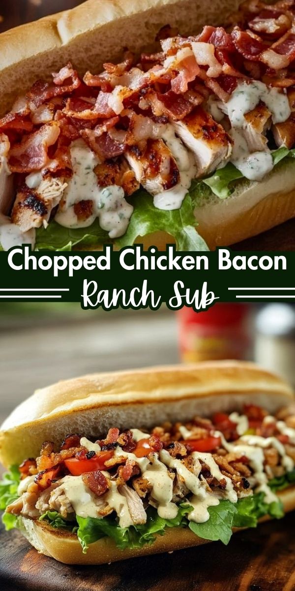 Chopped Chicken Bacon Ranch Sub - Home Recipe Guide