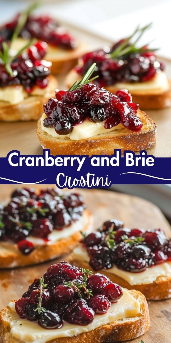Cranberry and Brie Crostini - Home Recipe Guide