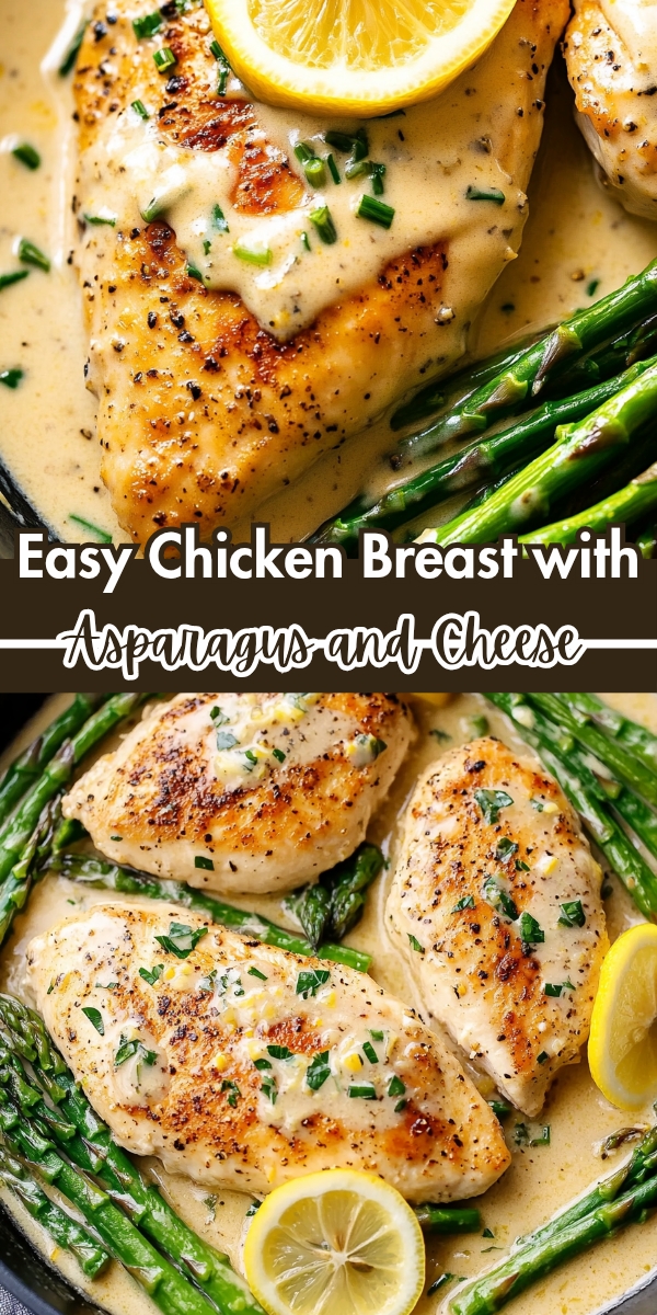 Easy Chicken Breast with Asparagus and Cheese - Home Recipe Guide