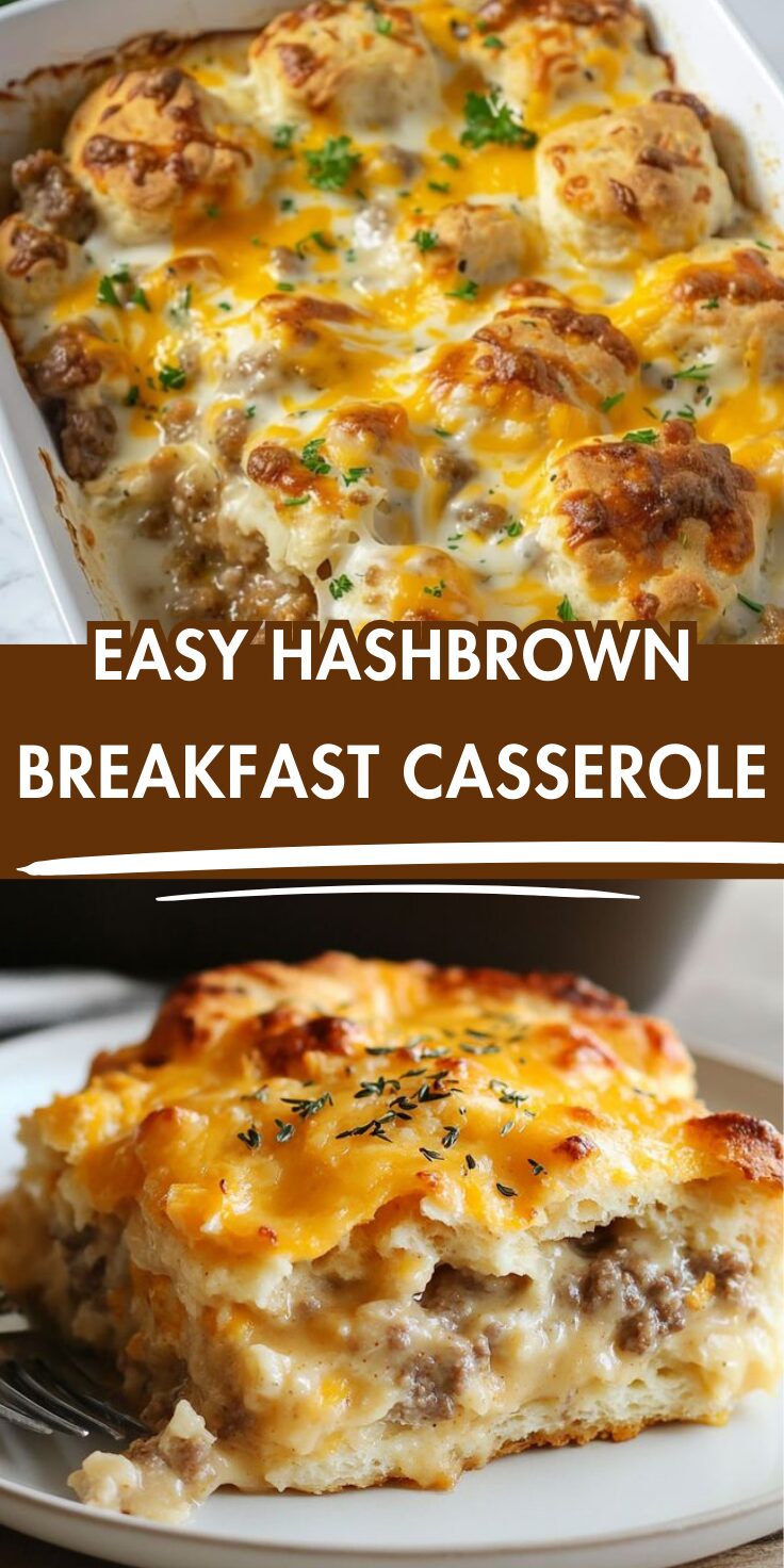 Biscuits and Gravy Hashbrown Breakfast Casserole - Home Recipe Guide