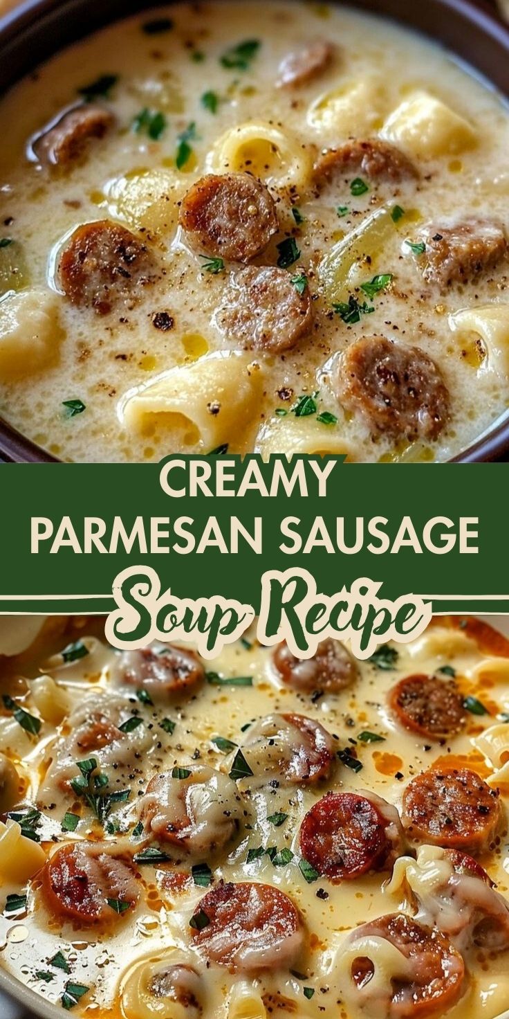 CREAMY PARMESAN ITALIAN SAUSAGE DITALINI SOUP - Home Recipe Guide