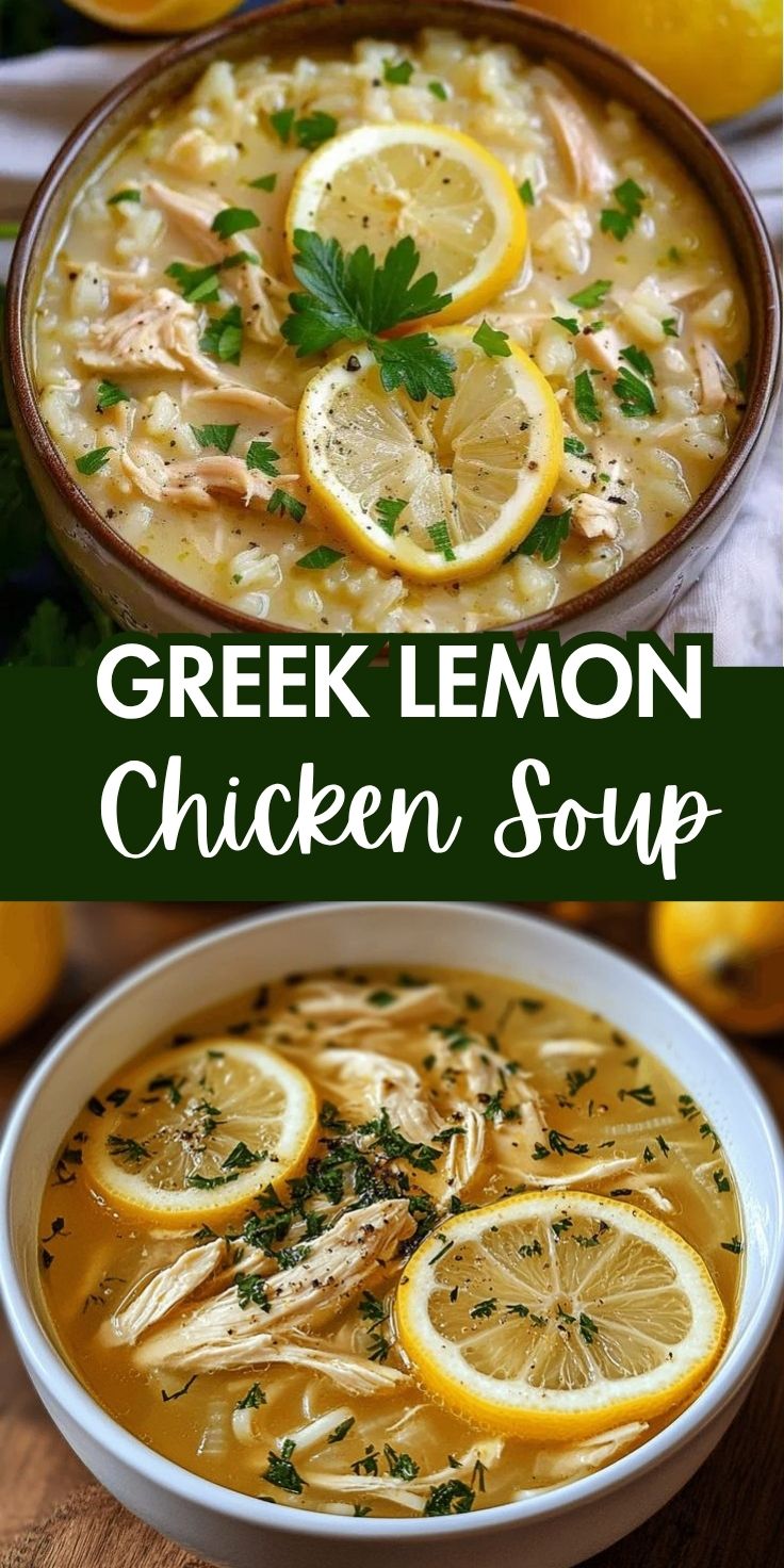 GREEK LEMON CHICKEN SOUP - Home Recipe Guide
