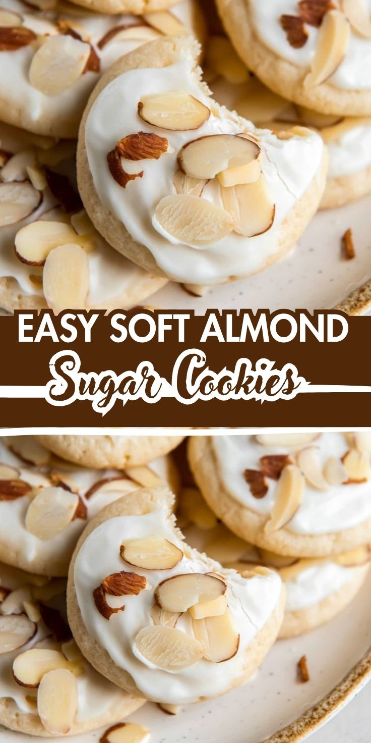 Easy Soft Almond Sugar Cookies Recipe - Home Recipe Guide