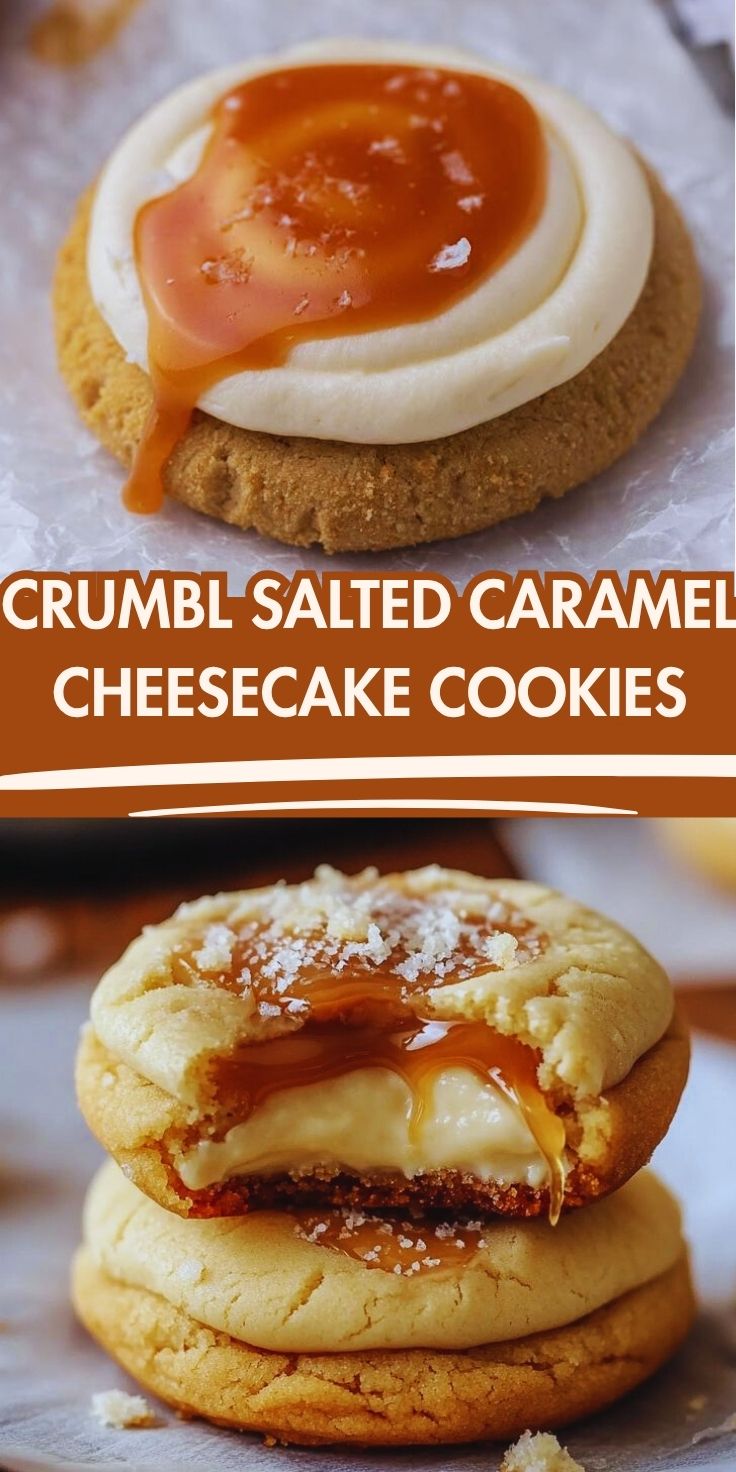 Crumbl Salted Caramel Cheesecake Cookies Recipe - Home Recipe Guide