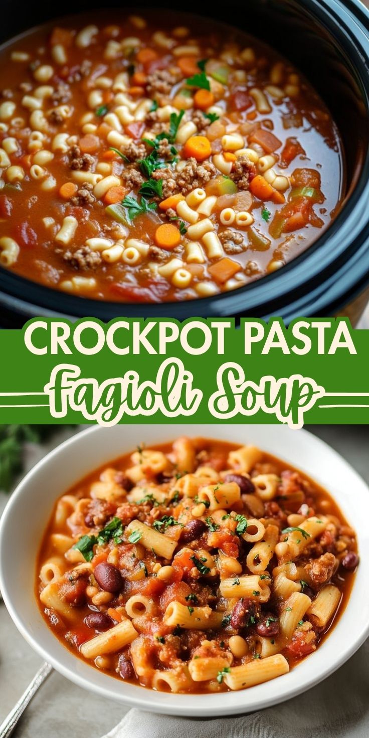 Crock Pot Pasta Fagioli Soup - Home Recipe Guide