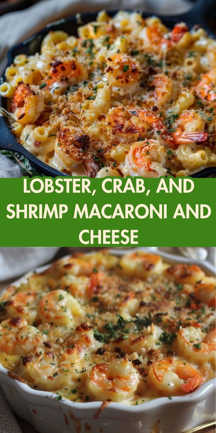 Lobster, Crab, and Shrimp Macaroni and Cheese - Home Recipe Guide