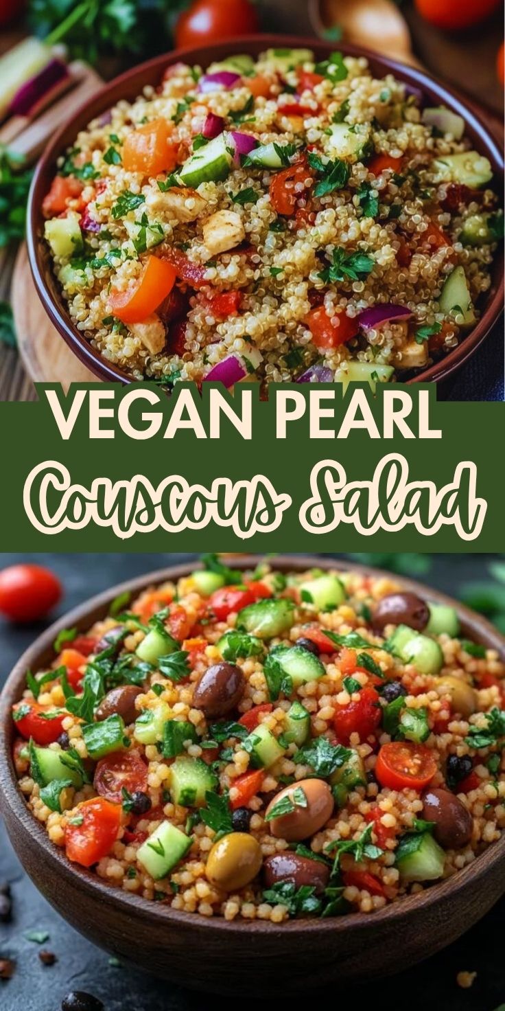 Vegan Pearl Couscous Salad: An Amazing Ultimate Recipe - Home Recipe Guide