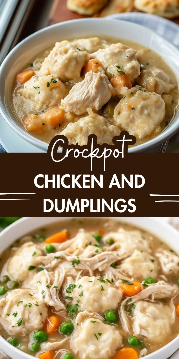 Grandma Georgia’s CrockPot Chicken and Dumplings - Home Recipe Guide