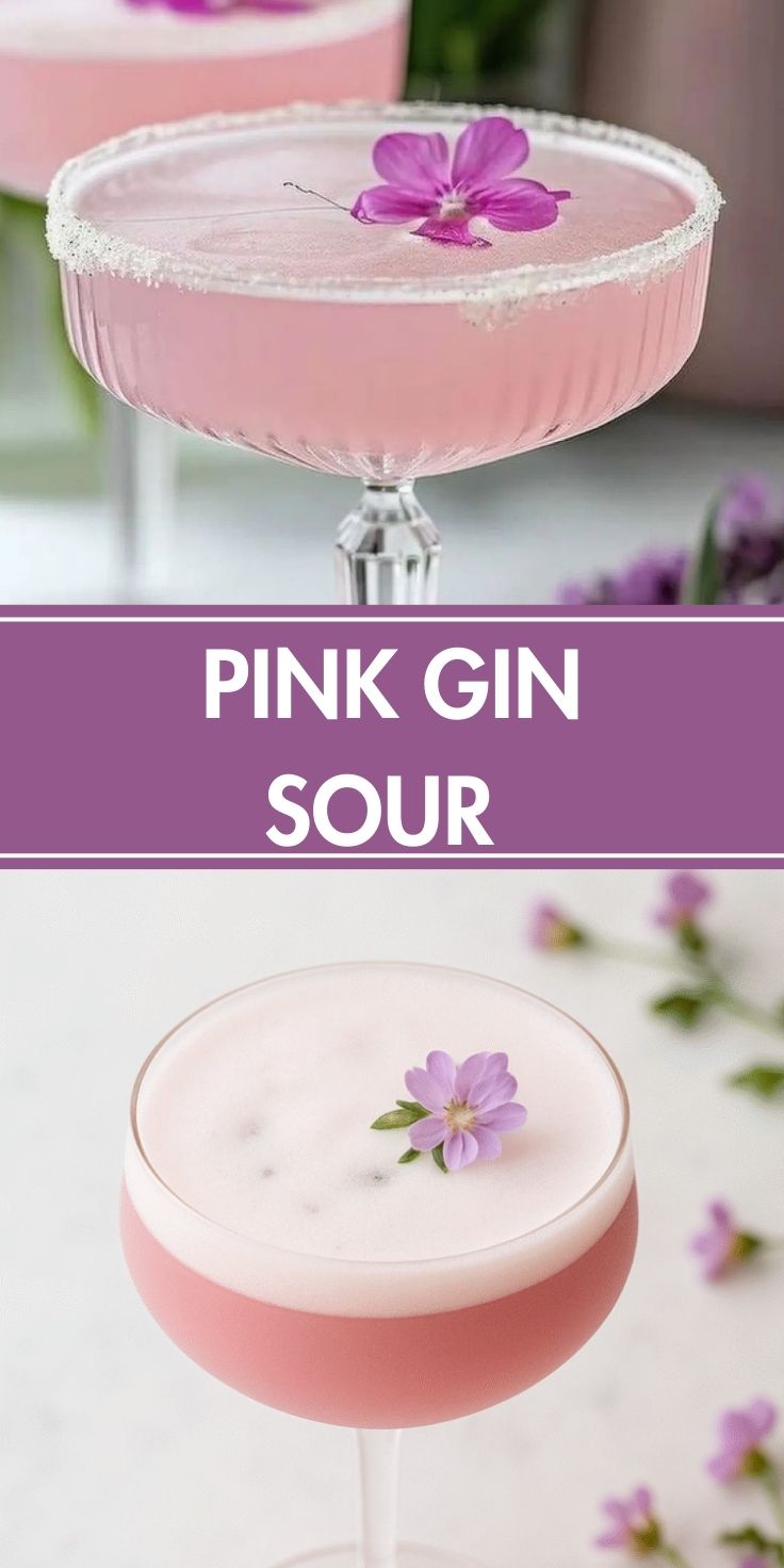Empress 1908 Gin Cocktail - Pink Gin Sour - Home Recipe Guide