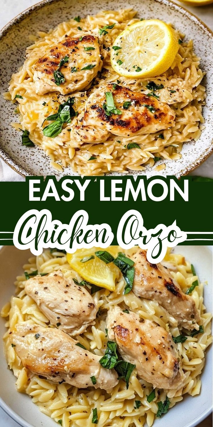 LEMON CHICKEN ORZO - Home Recipe Guide