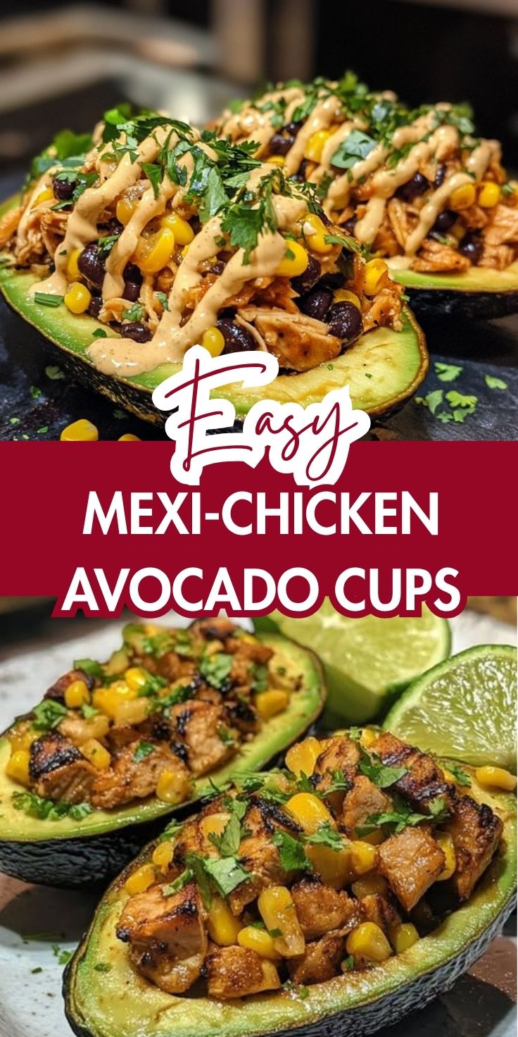 Mexi-Chicken Avocado Cups: An Incredible Ultimate Recipe with 5 Amazing Steps - Home Recipe Guide