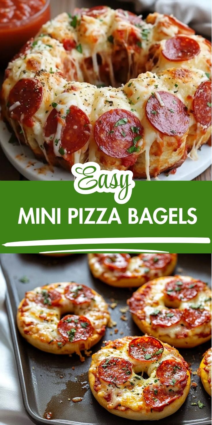Mini Pizza Bagels: An Amazing Ultimate Recipe You Must Try - Home Recipe Guide