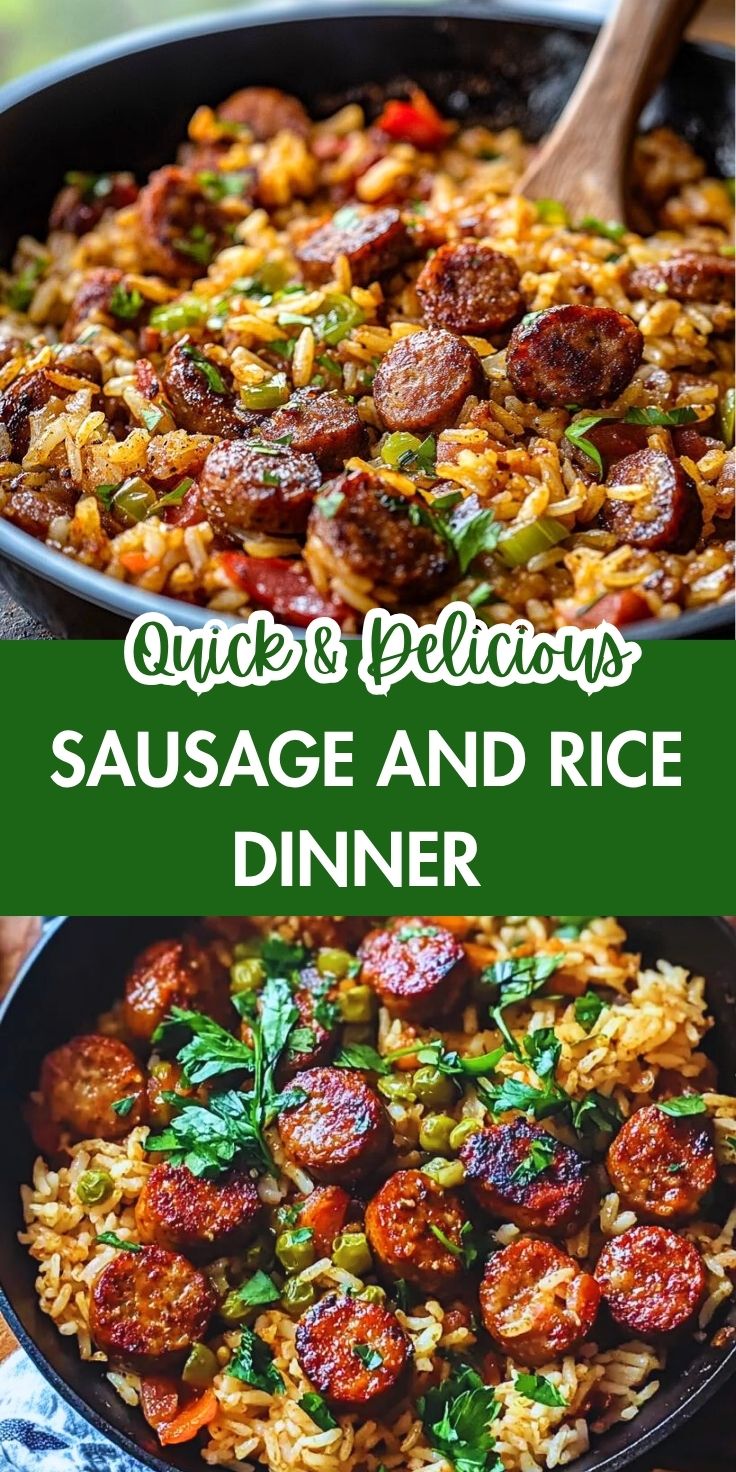 SAUSAGE AND RICE SKILLET - Home Recipe Guide