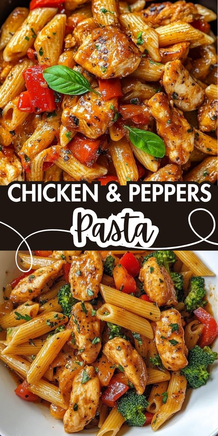 Chicken & Peppers Pasta - Home Recipe Guide