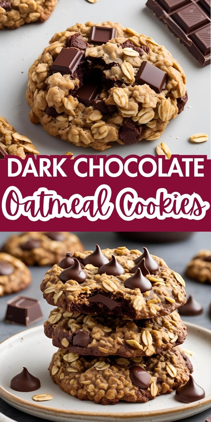 Ultimate Dark Chocolate Oatmeal Cookies Recipe - Home Recipe Guide