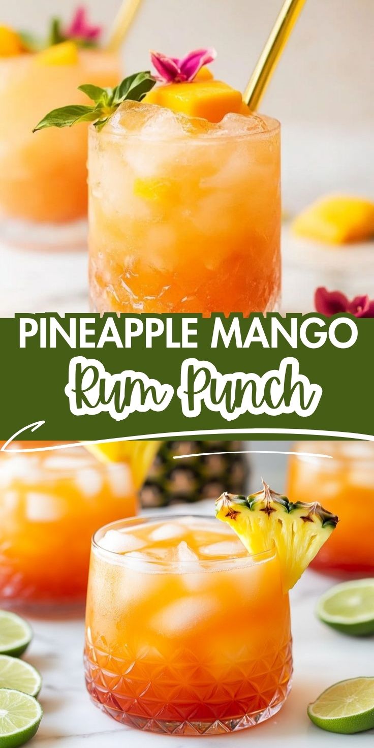 Punch It Up: A Pineapple Mango Rum Punch Recipe Inspired by the Caribbean - Home Recipe Guide