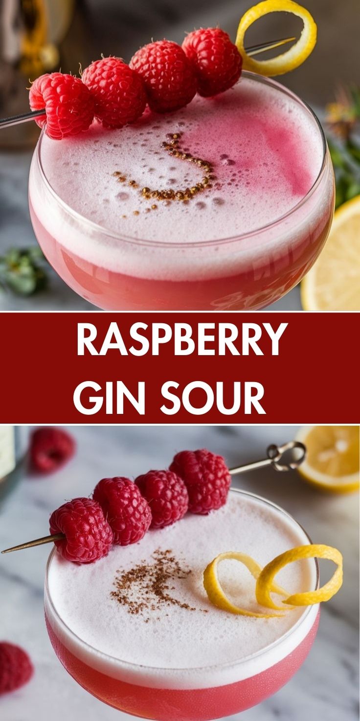 Raspberry Gin Sour - Home Recipe Guide